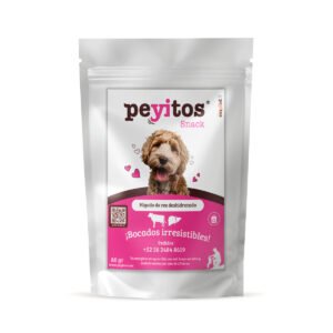 Peyitos hígado de res deshidratado, snack natural para perros.